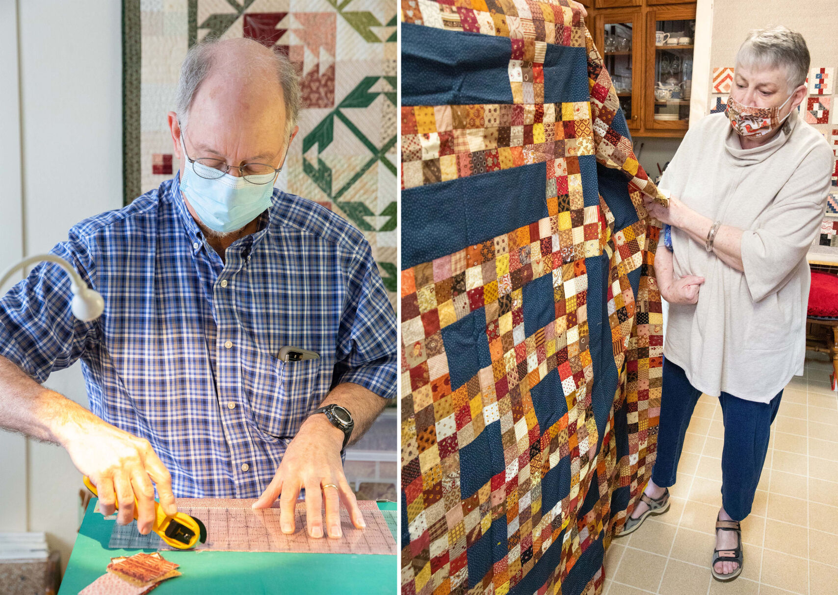 Quilting Couple